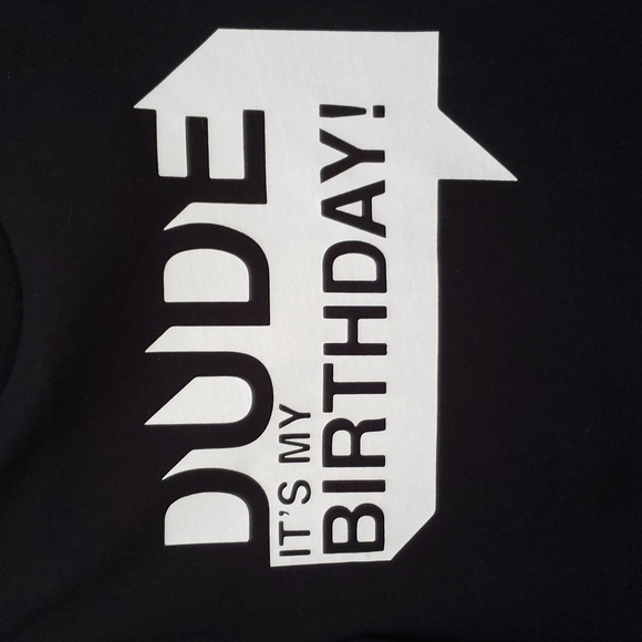 Place Black It's My Birthday T-Shirt - Picture 2 of 4